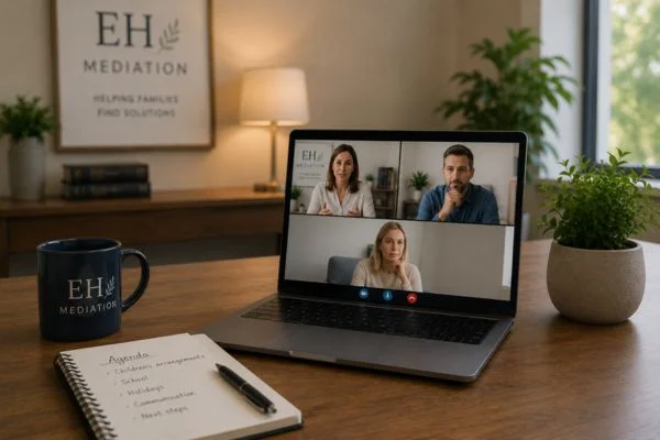 child access mediation Greater London online meeting.